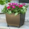 Self-Watering Rolling Planters, 15" -Eco Garden Shop 34 505 d