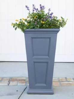 Fairfield Self-Watering Tall Patio Planters, 28” -Eco Garden Shop 39 342 1953 tif