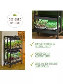 Compact 2-Tier SunLite® Garden -Eco Garden Shop 39 414 7