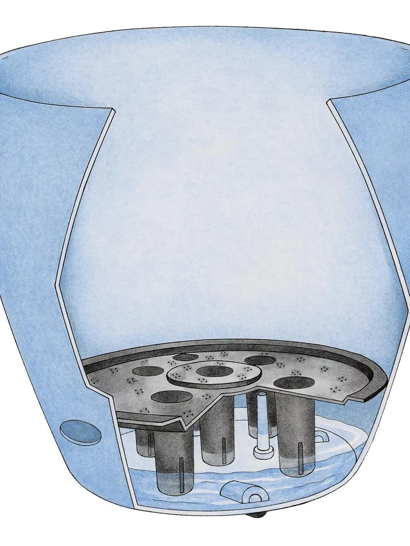 Viva Round Self-Watering Rolling Planter, 14" Diameter 6 Viva Round Self-Watering Rolling Planter, 14" Diameter - Image 4