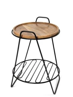 Hairpin Plant Stand With Shelf -Eco Garden Shop 3 4 crop 8612670 222