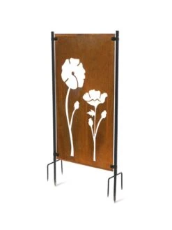 Poppy Corten Steel Screen -Eco Garden Shop 3 4 crop 8612984 3180