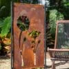 Poppy Corten Steel Screen 1 Poppy Corten Steel Screen -Eco Garden Shop 3 4 crop 8612984 8313 poppy corten steel screen