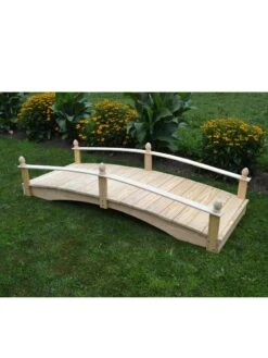 Acorn Garden Bridge Unfinished 4' X 8' -Eco Garden Shop 3 4 crop 8613403 01V 4