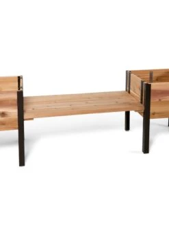Cedar Bench Kit, Eco-Stained, 48" -Eco Garden Shop 3 4 crop 8613463 0004