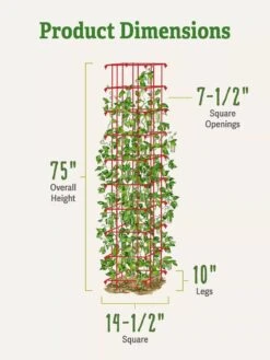 Bean Tower -Eco Garden Shop 8587060 dimensions
