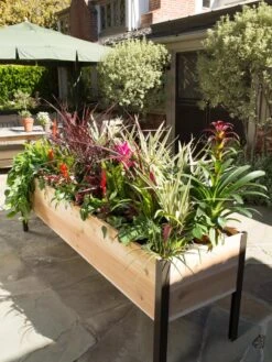 Elevated Planter Box, 2' X 8' -Eco Garden Shop 8587631 006 tif