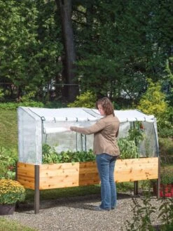 Elevated Planter Box, Frame And 2 Covers Kit, 2' X 8' -Eco Garden Shop 8587631 304 tif 1