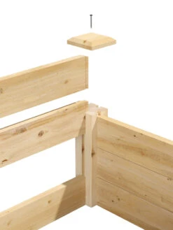 Pine Raised Garden Beds, 4'x4' -Eco Garden Shop 8588181 04v 3