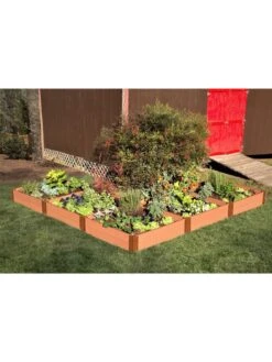 L-Shaped Composite Raised Bed, 12'x12' With 1" Boards -Eco Garden Shop 8588254 03v