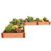 Classic Sienna Raised Garden Bed "L" Shaped With 2" Boards -Eco Garden Shop 8588255 04v