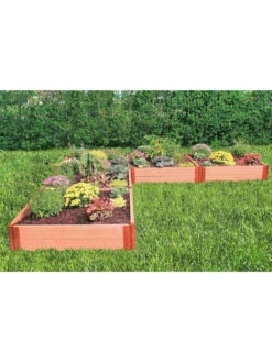 Classic Sienna Raised Garden Bed "L" Shaped With 2" Boards -Eco Garden Shop 8588255 05v