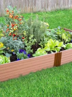 Composite Raised Bed With 1" Boards, 11" -Eco Garden Shop 8588257 02V tif