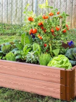 Composite Raised Bed With 1" Boards, 11" -Eco Garden Shop 8588269 02V tif