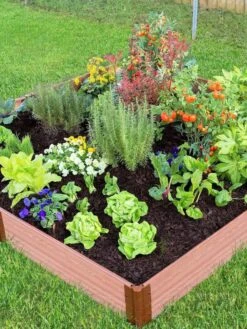 Composite Raised Bed With 1" Boards, 11" -Eco Garden Shop 8588274 03V tif