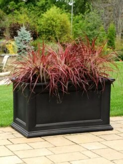 Fairfield Self-Watering Patio Planters, 20” X 36” -Eco Garden Shop 8588417 12V tif