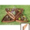 Classic Sienna Raised Garden Bed Versailles Sunburst With 1" Boards -Eco Garden Shop 8589503 01v