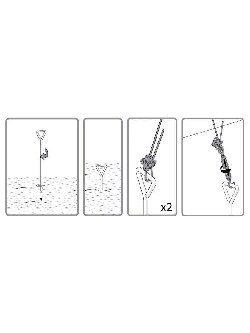 Canopia® By Palram Anchoring Kit For Snap & Grow™ Greenhouse 7 Canopia® By Palram Anchoring Kit For Snap & Grow™ Greenhouse - Image 5