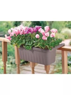 Adjustable Self-Watering Railing Planter, 24" -Eco Garden Shop 8592173 02V 3 4