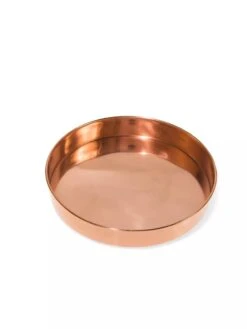 Small Round Copper Plant Tray, 10" -Eco Garden Shop 8593529 1175 tif