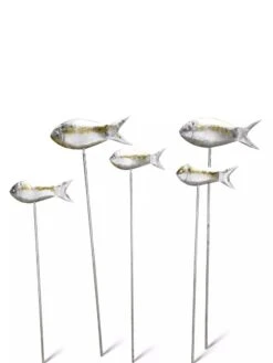 Fish Out Of Water Garden Stakes, Set Of 5 -Eco Garden Shop 8593672 0067 tif