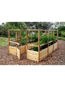 Garden In A Box With Deer Fence, 8' X 12' 13 Garden In A Box With Deer Fence, 8' X 12' -Eco Garden Shop 8594021 05V 3 4