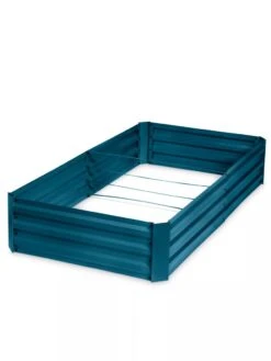 Demeter Corrugated Metal Raised Bed, 34" X 68" -Eco Garden Shop 8594183 9543BL tif