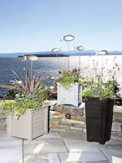 Fish Out Of Water Garden Stakes, Set Of 5 -Eco Garden Shop 8594277 1524 tif