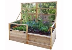 Garden In A Box With Trellis/Lid Option, 3' X 6' -Eco Garden Shop 8594505 07V tif