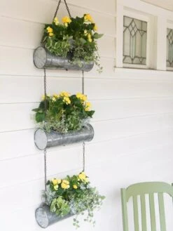 Galvanized Hanging Triple Planter -Eco Garden Shop 8595213 1108 tif