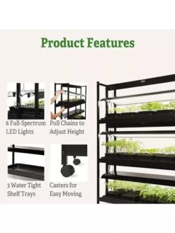 LED SunLite® 3-Tier Garden -Eco Garden Shop 8595554 4