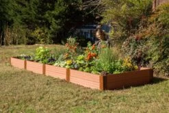Composite Raised Bed With 1" Boards, 11" -Eco Garden Shop 8595613 02V tif