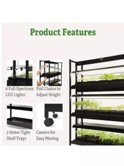 LED SunLite® High Intensity 3-Tier Garden -Eco Garden Shop 8596024 4