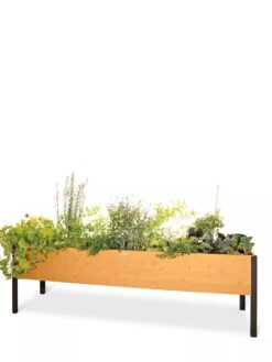 Eco-Stained Elevated Planter Box, 2'x8' -Eco Garden Shop 8596760 101 tif