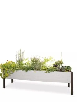 Eco-Stained Elevated Planter Box, 2'x8' -Eco Garden Shop 8596760 102 tif