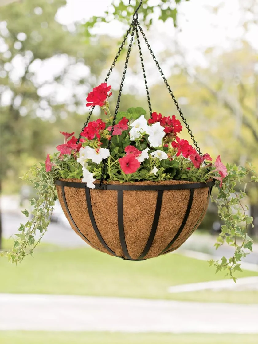 AquaSav™ Oxford Hanging Basket, 20" 3 AquaSav™ Oxford Hanging Basket, 20"
