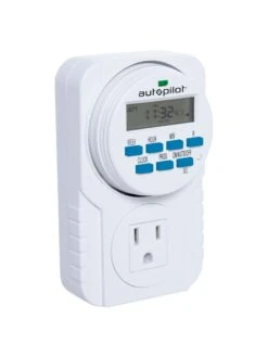 Digital Programmable 7 Day Timer Single Outlet -Eco Garden Shop 8598884 02v