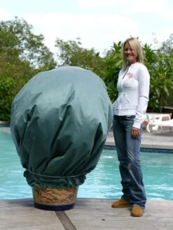 The Planket® Frost Protection Plant Cover, 10' Round -Eco Garden Shop 8599102 01V tif