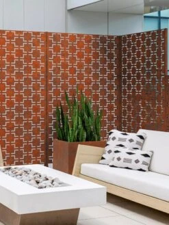 Veradek 3-Panel Privacy Screen Set, Quadra -Eco Garden Shop 8599204 06V tif