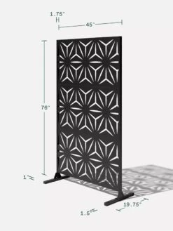 Veradek 3-Panel Privacy Screen Set, Star -Eco Garden Shop 8599205 11V tif