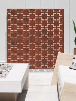 Veradek 2-Panel Privacy Screen Set, Quadra -Eco Garden Shop 8599207 03V tif