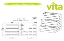 Cascading Keyhole Garden Bed -Eco Garden Shop 8599294 04V tif