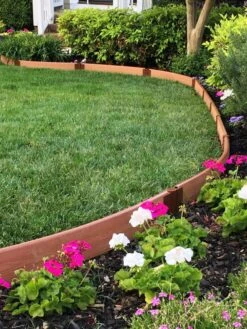 Curved Composite Landscape Edging Kit With 1" Boards 15 Curved Composite Landscape Edging Kit With 1" Boards -Eco Garden Shop 8599404 03V tif