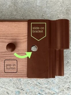 Classic Sienna Circle Keyhole Garden With 2" Boards -Eco Garden Shop 8599444 03v