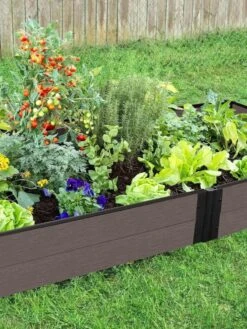 Composite Raised Bed With 1" Boards, 11" -Eco Garden Shop 8599454 01V tif