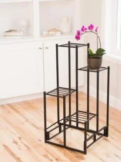 4-Tier Square Foldable Plant Stand