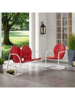 Crosley Griffith Loveseat & Chair Outdoor Seating Set -Eco Garden Shop 8599634 03v