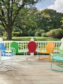 Crosley Griffith Metal Outdoor Chair -Eco Garden Shop 8599640 01V tif