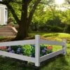 Split Rail Corner Vinyl Fence 2 Split Rail Corner Vinyl Fence -Eco Garden Shop 8599774 01V tif
