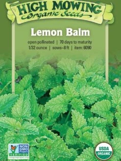 Lemon Balm Organic Seeds -Eco Garden Shop 8599880 02V tif